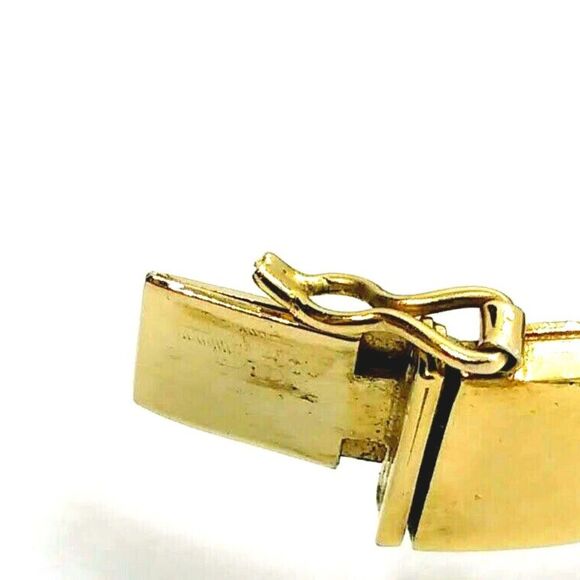 Vintage Wittnauer Geneve Mother Of Pearl Gold Plated Women\'s Bangle Watch Swiss main image 7